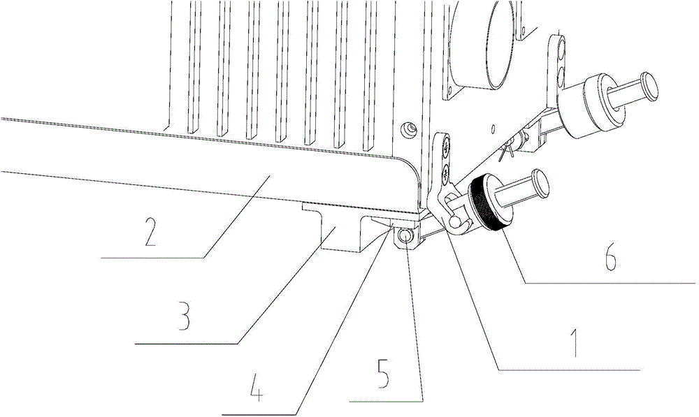 Quick release component for pin-joint latch hook