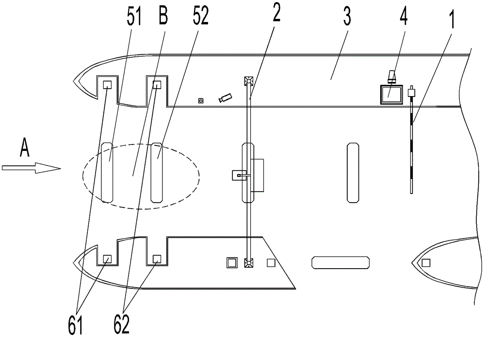 Vehicle separation detection system for electronic toll collection lane