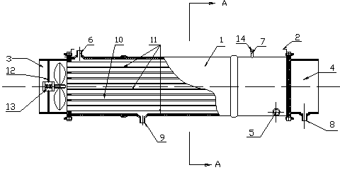 Air tube heat exchanger