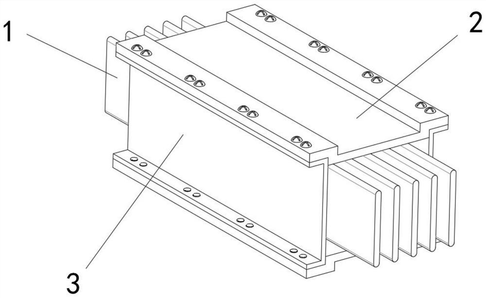 Bus duct with fireproof function