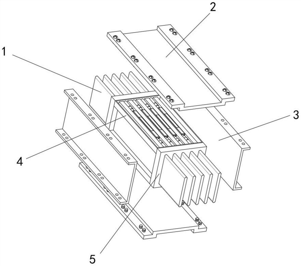 Bus duct with fireproof function