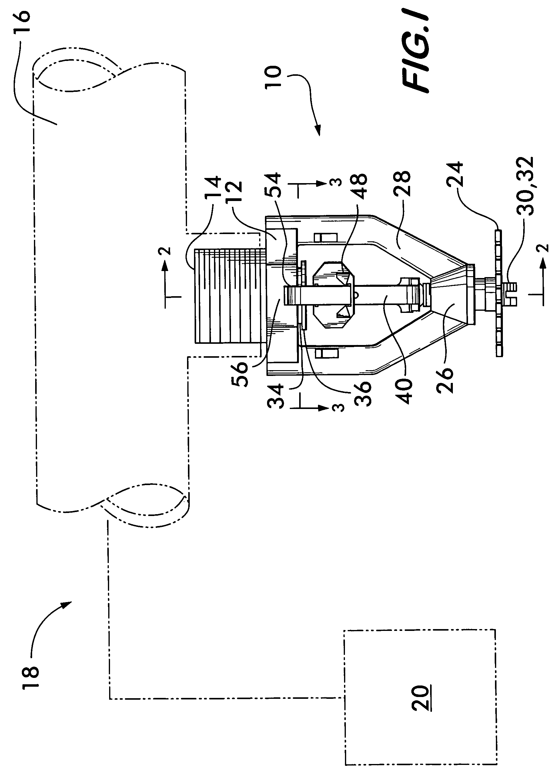 Sprinkler with motion limited lever