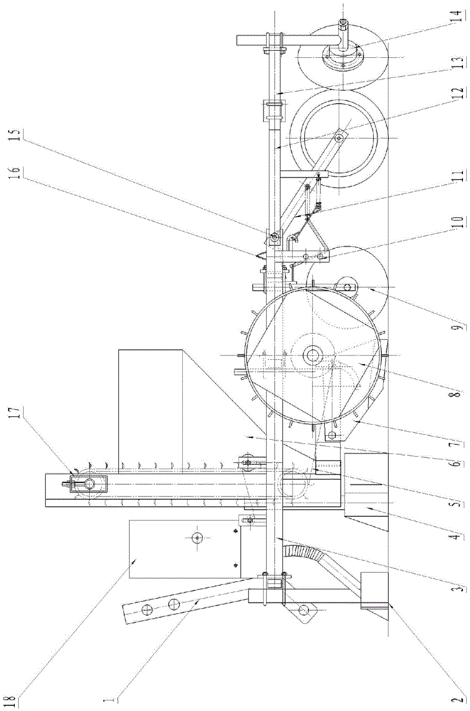 A combination unit for drought-resistant seeding in dry land