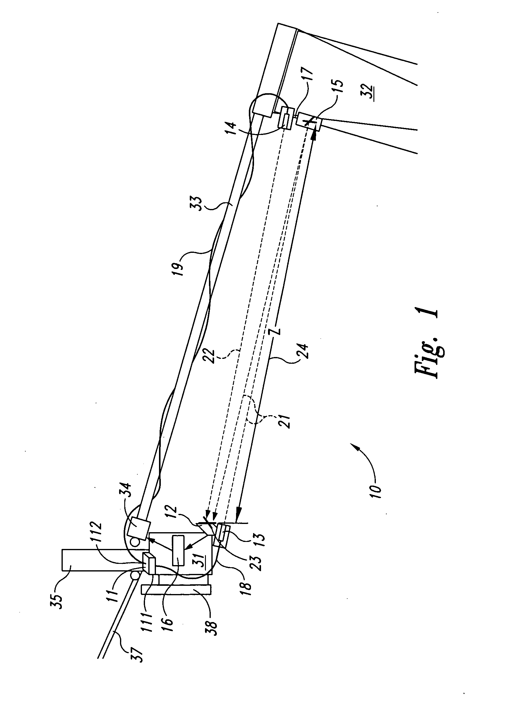 Metrology system and method for measuring five degrees-of-freedom for a point target