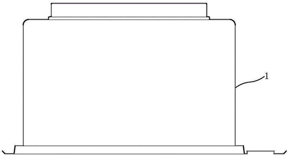 Box structure of dish washing machine