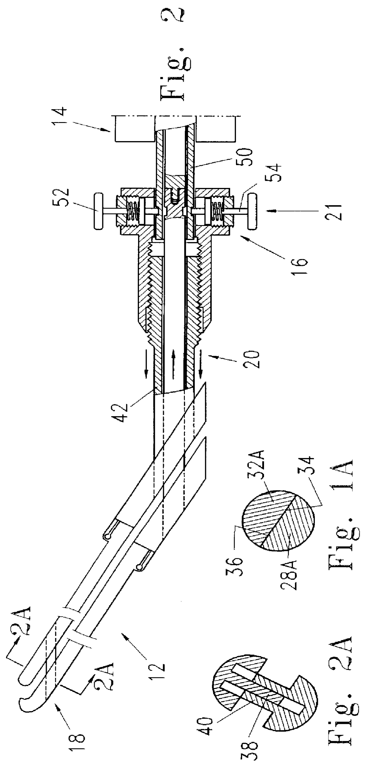 Universal mechanical dilator combined with massaging action