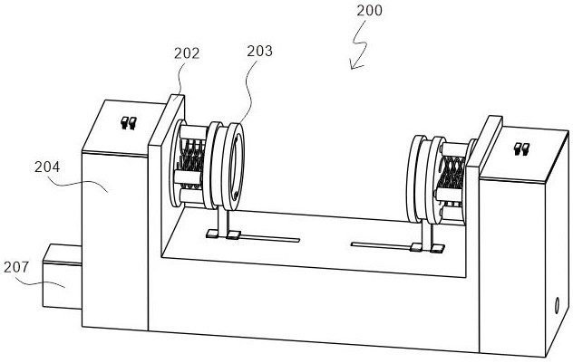 A high-efficiency curing device for glass fiber reinforced plastic casing production