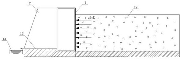 A tailings pool heavy metal pollution and geological disaster prevention and control system