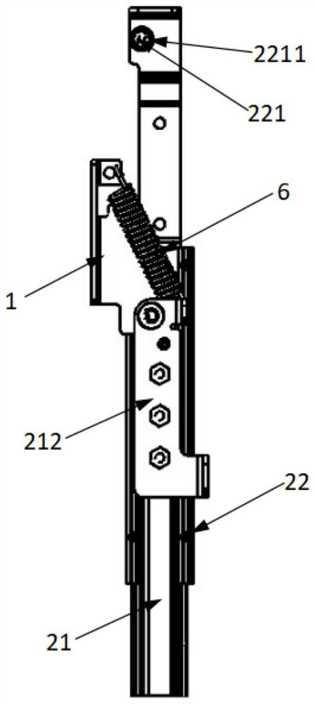 Sliding turnover mechanism, headrest adjusting device and headrest bracket