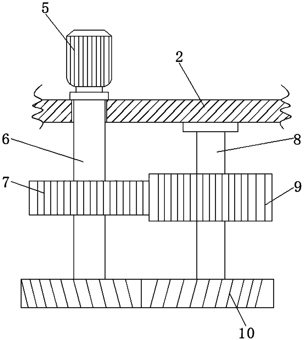 Civil construction engineering construction waste treating device