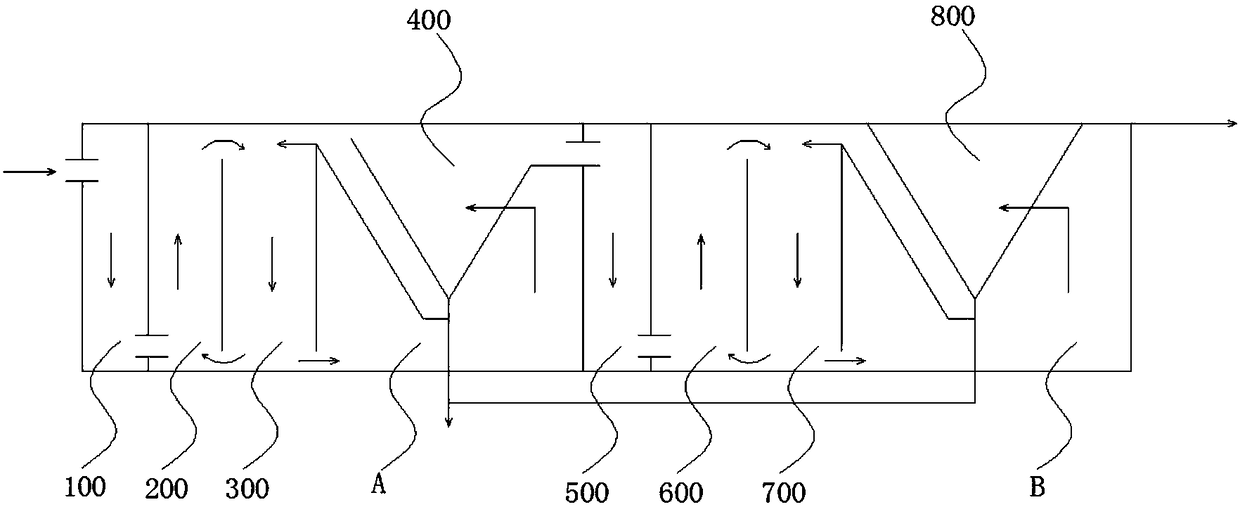 Water circulating device and system for fiber production