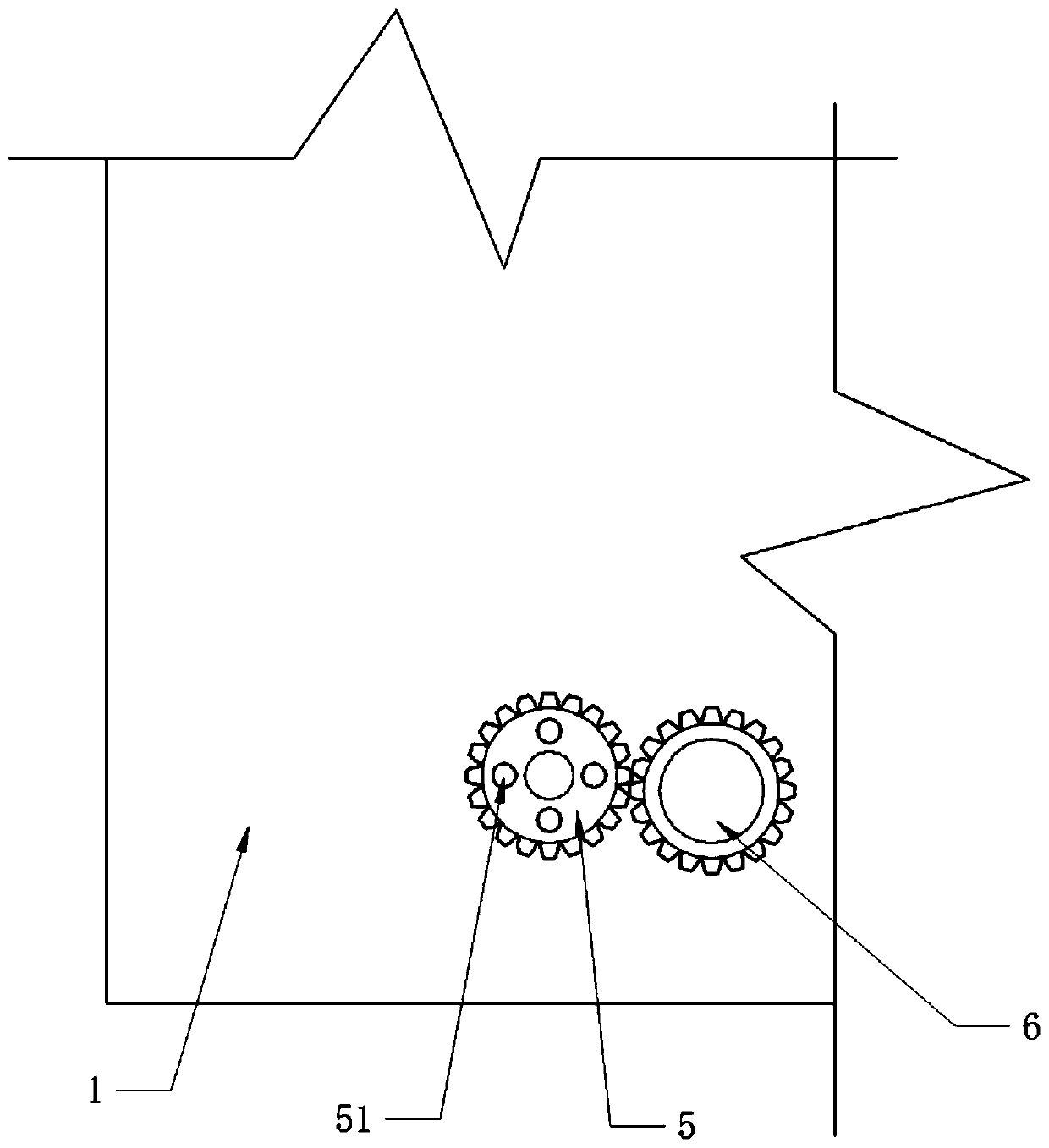 Parts processing device for pipeline antifreeze equipment