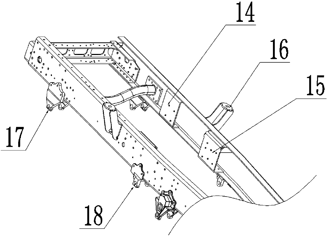 Automobile frame assembly