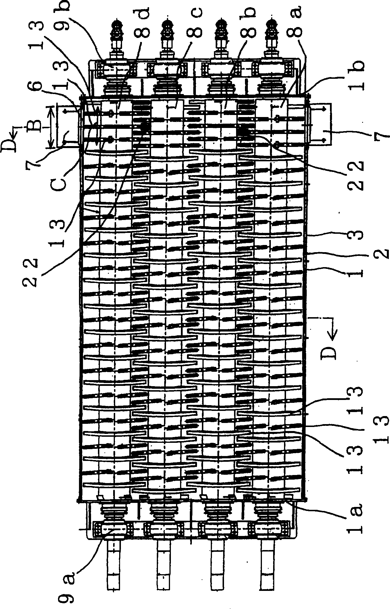 Stirring heat transfer device