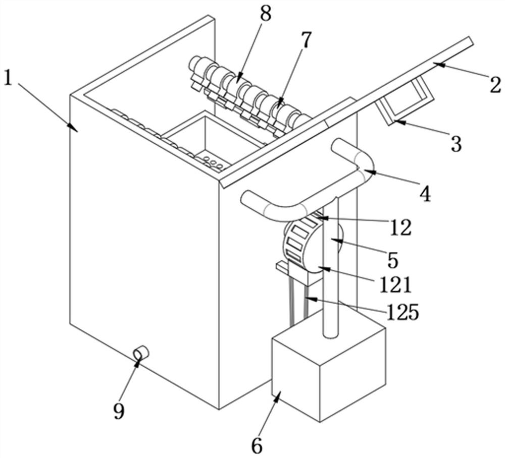 Orthopedic medical instrument disinfection device