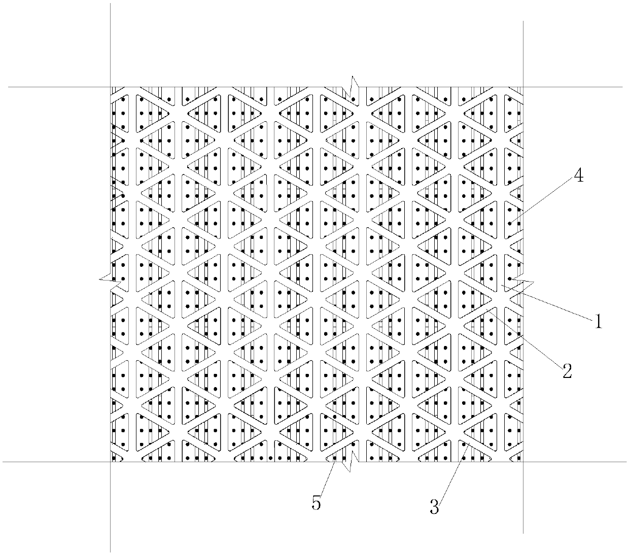 A construction method for three-way oblique beams