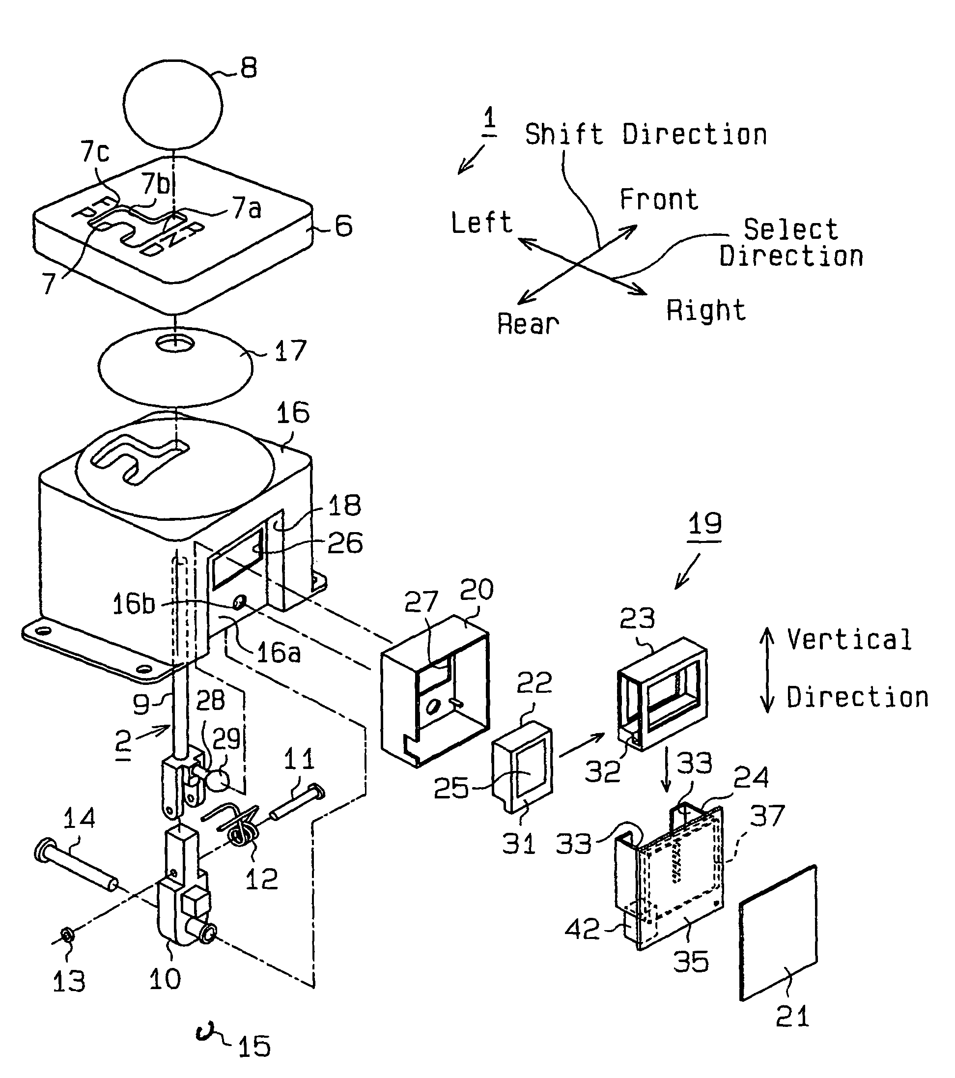 Shifting device