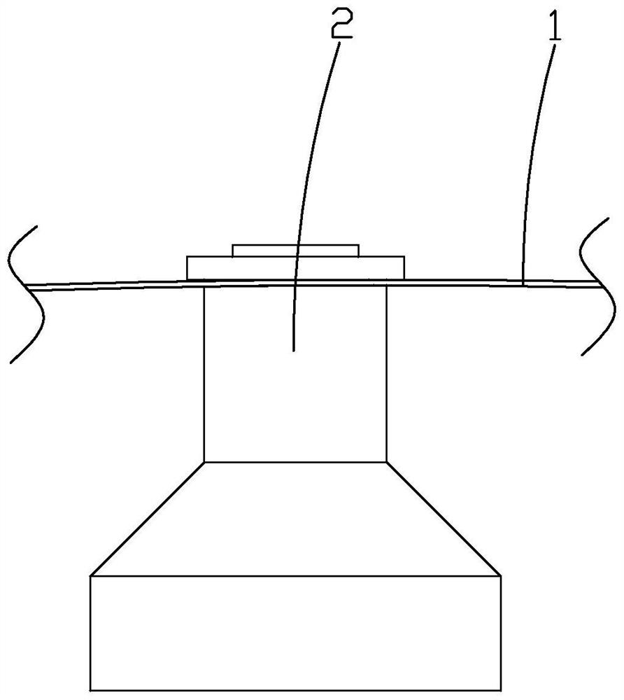 Anchor-free type flexible breakwater and mounting method thereof