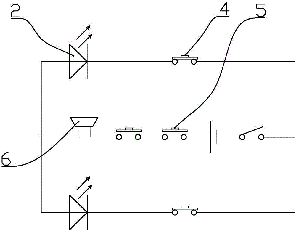 Turn light system of electric wheelbarrow