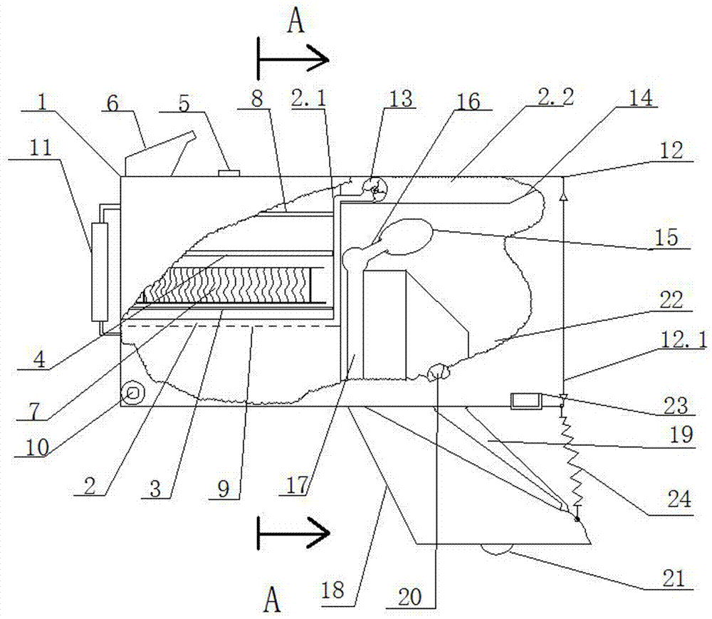 A dust removal device