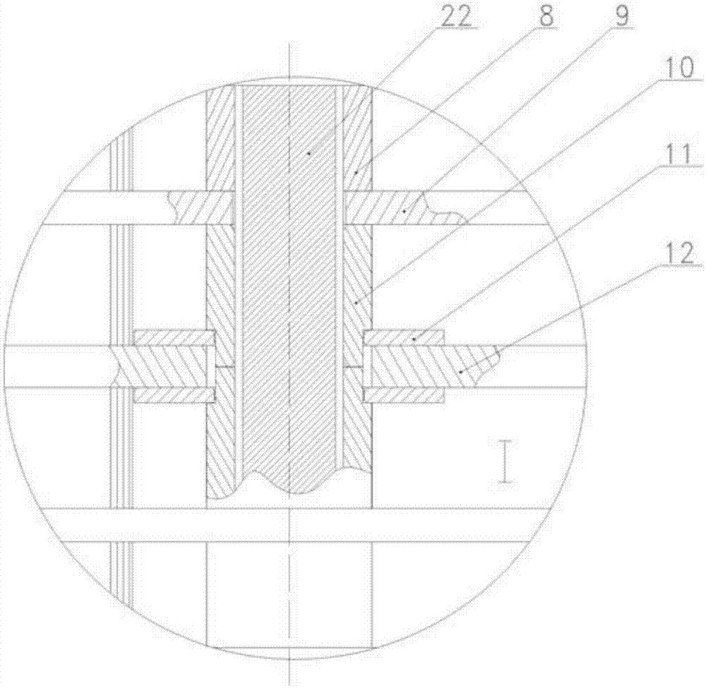 Hanging basket used for nuclear fuel assembly container