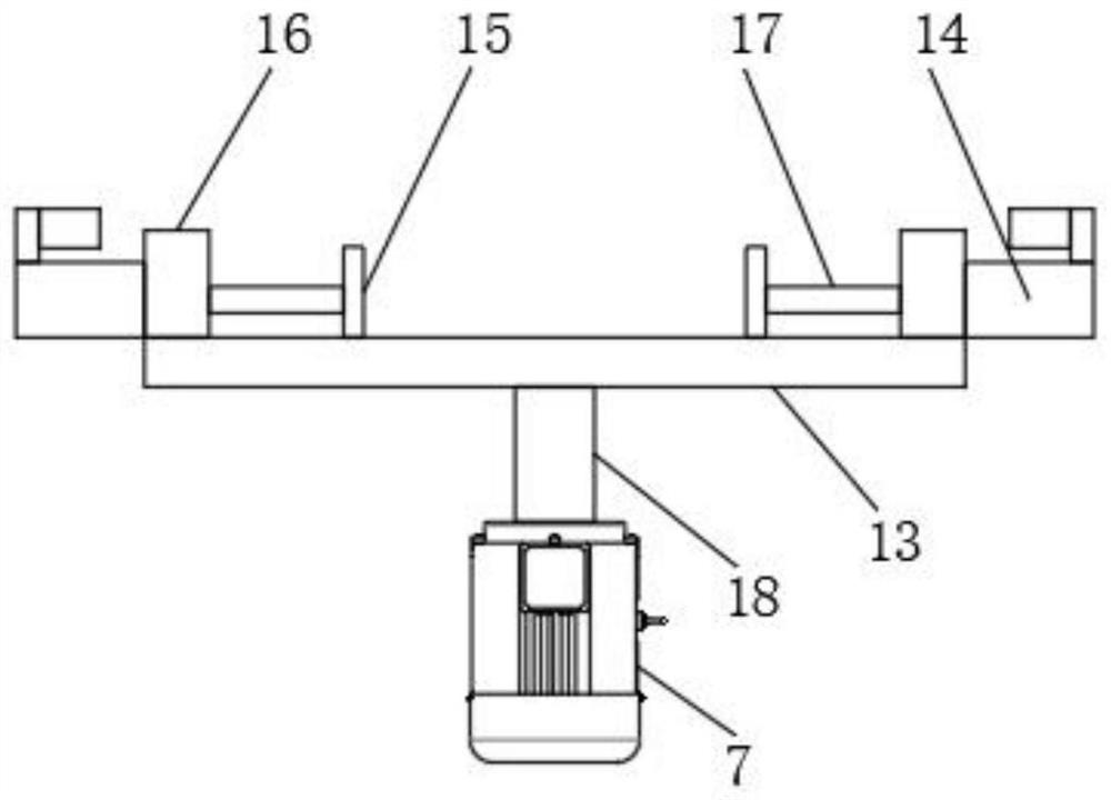 5G base station communication piece surface sand blasting treatment device