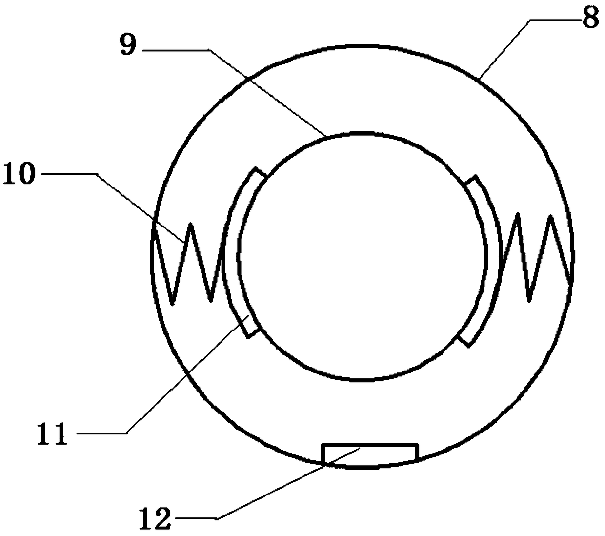 Cleaning device for windscreen of vehicle