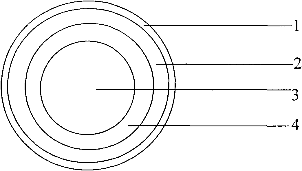 Method for producing DC variable frequency enameled wire