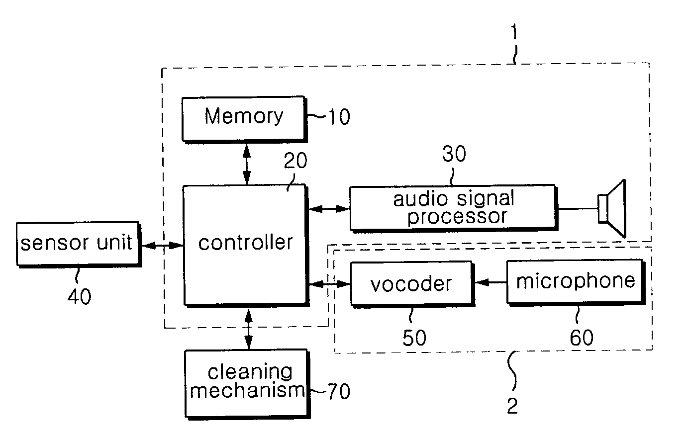 Apparatus and method for notifying state of self-moving robot