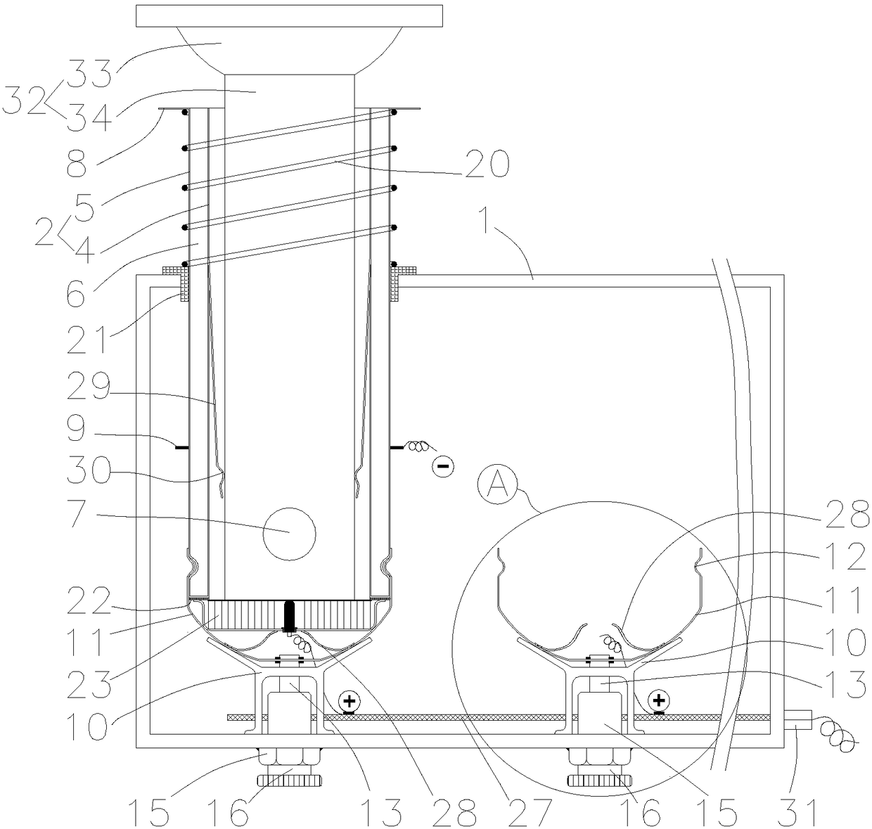 Moxibustion patch automatically firing device