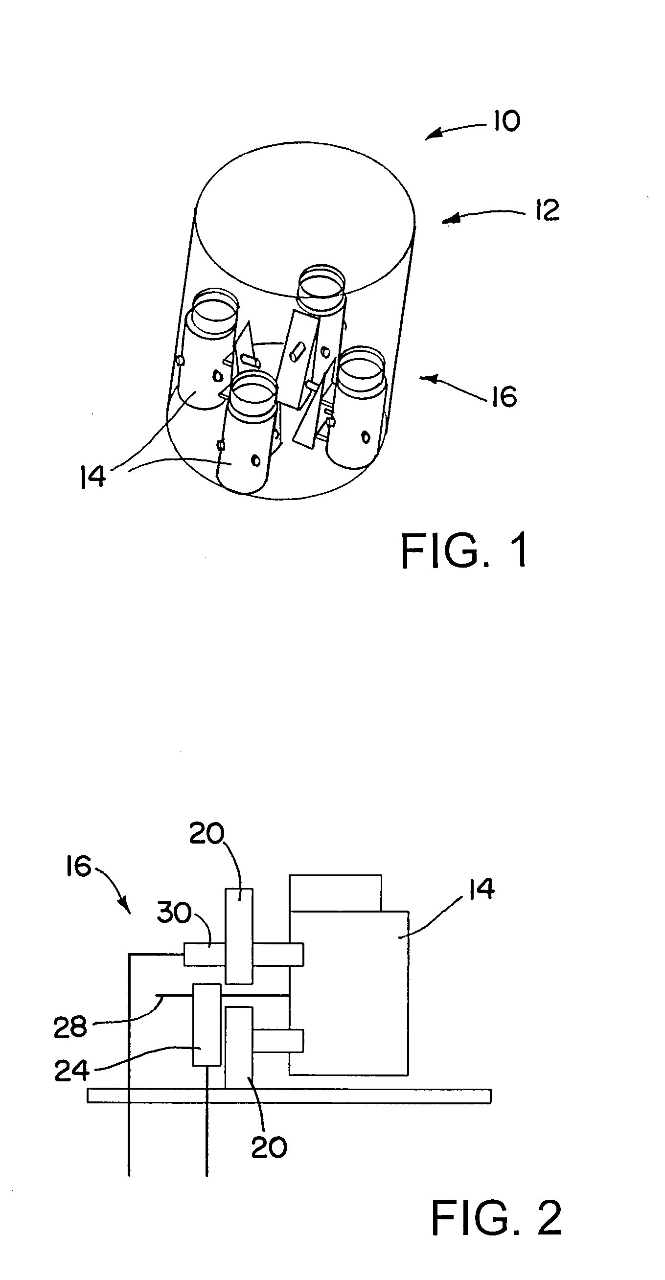 Missile with system for separating subvehicles