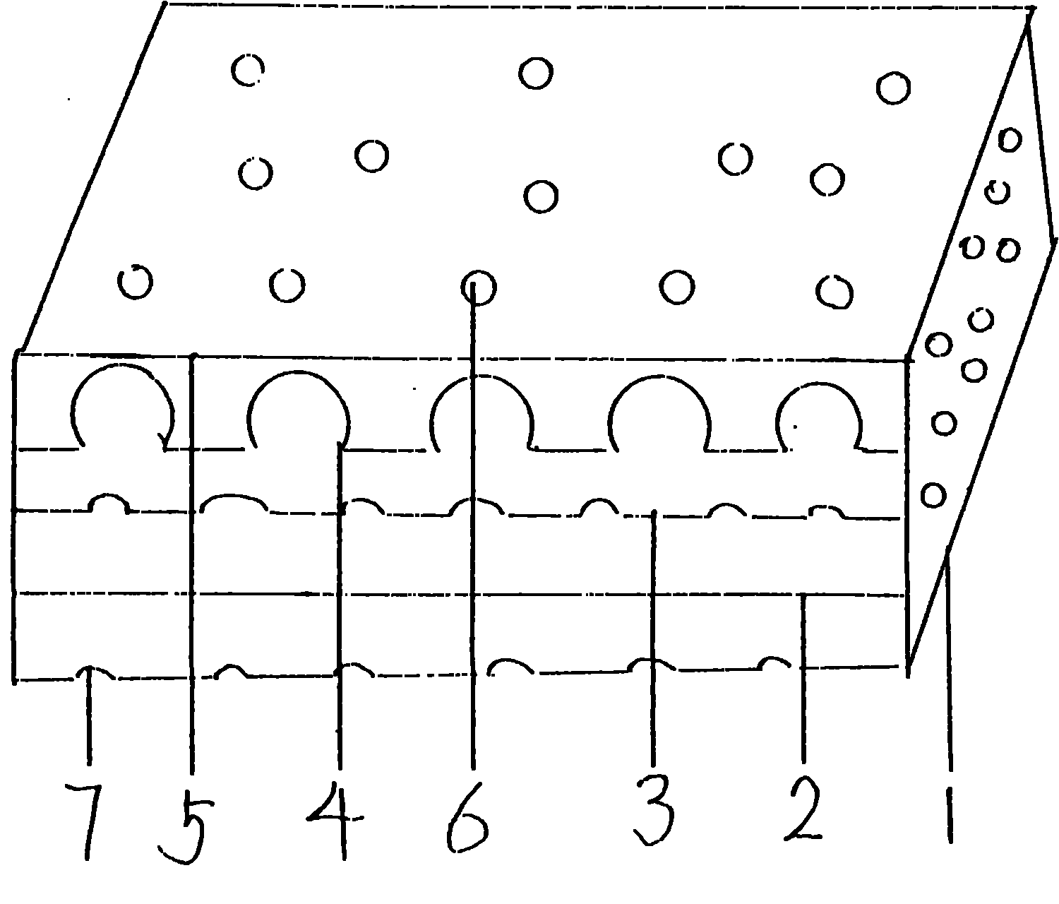 Ventilation and heat dispersion seat