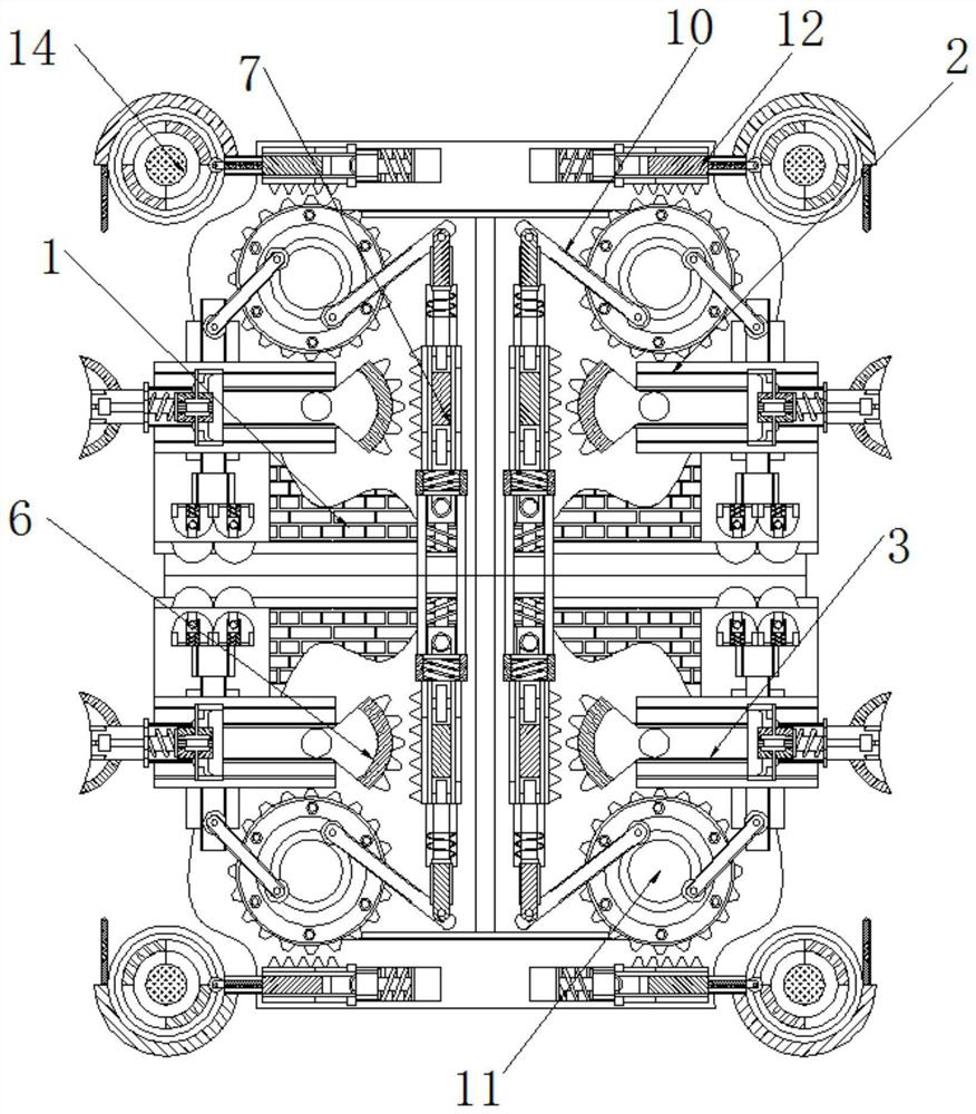 Intelligent distribution box auxiliary device capable of automatically changing protection form according to external environment