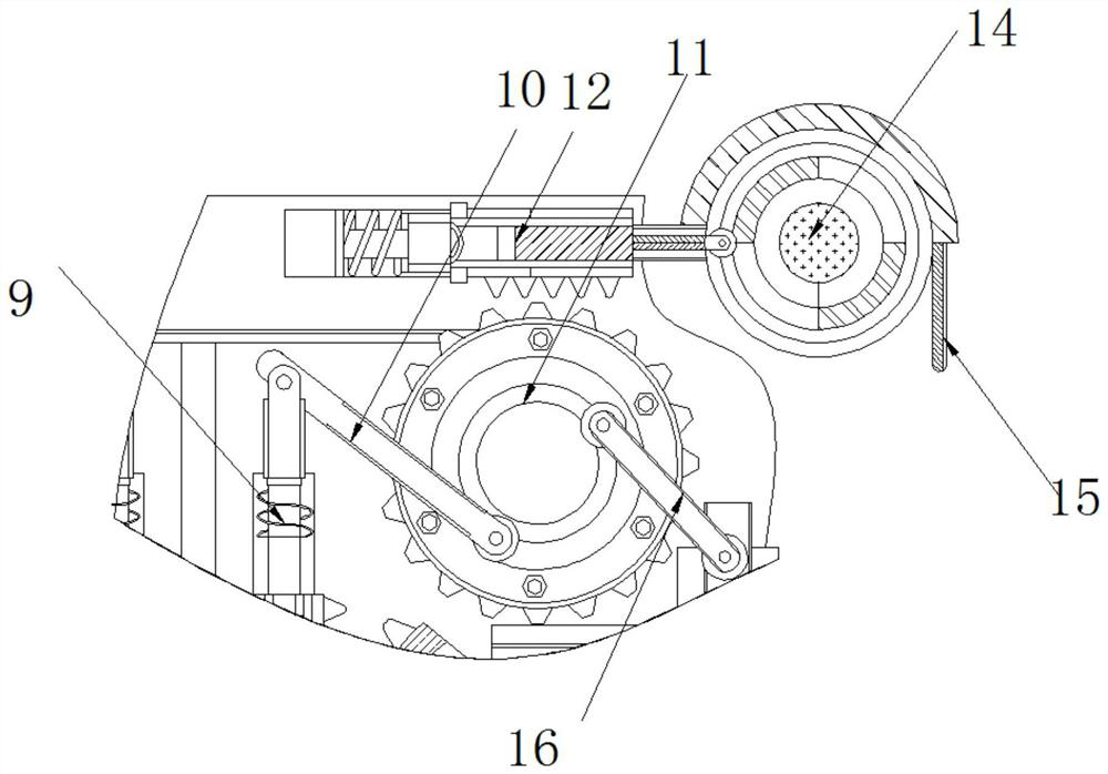 Intelligent distribution box auxiliary device capable of automatically changing protection form according to external environment