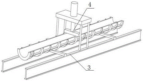 Machining deformation precision control method for super-long large-diameter concrete tube pile steel mould