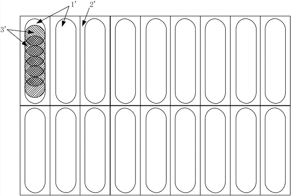 Substrate having pixel structure, photoelectric device including same, and printing method