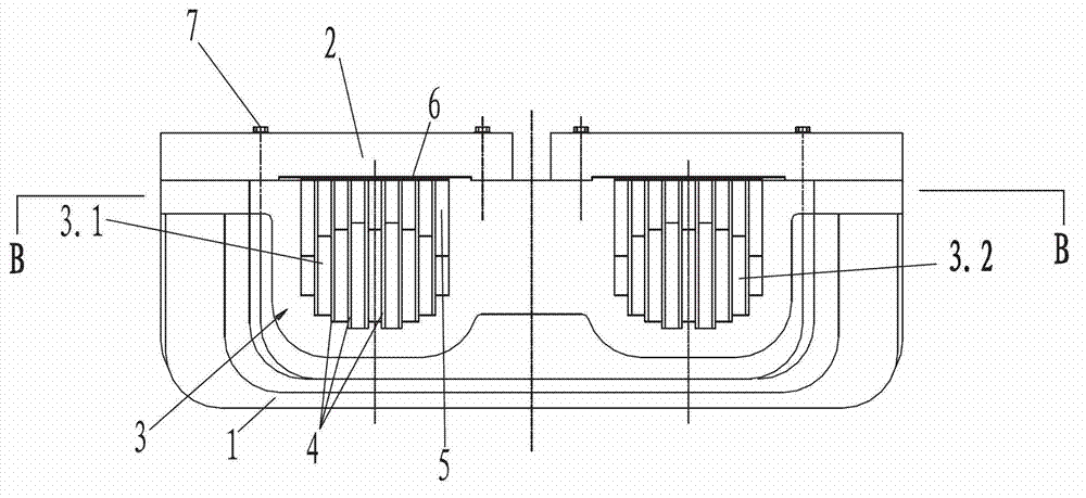 Combined splay cable sleeve for double main cables of suspension bridge