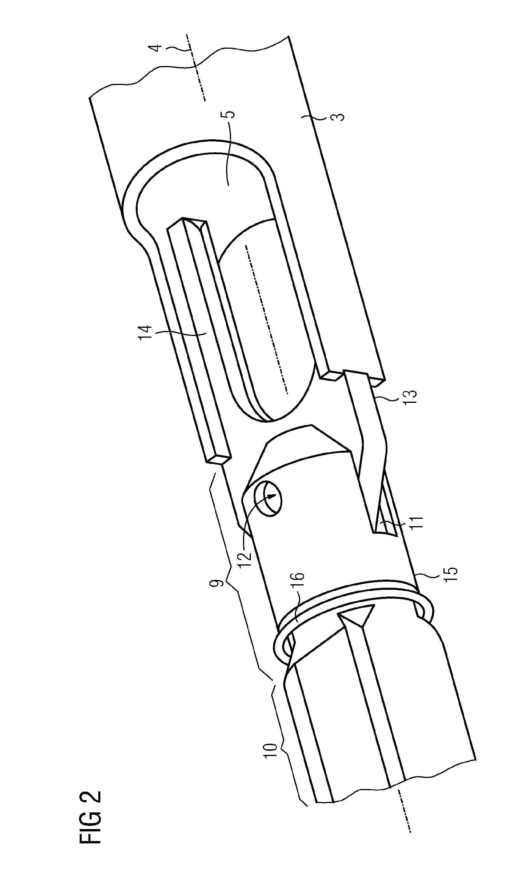 Interrupter arrangement having a movable switching tube