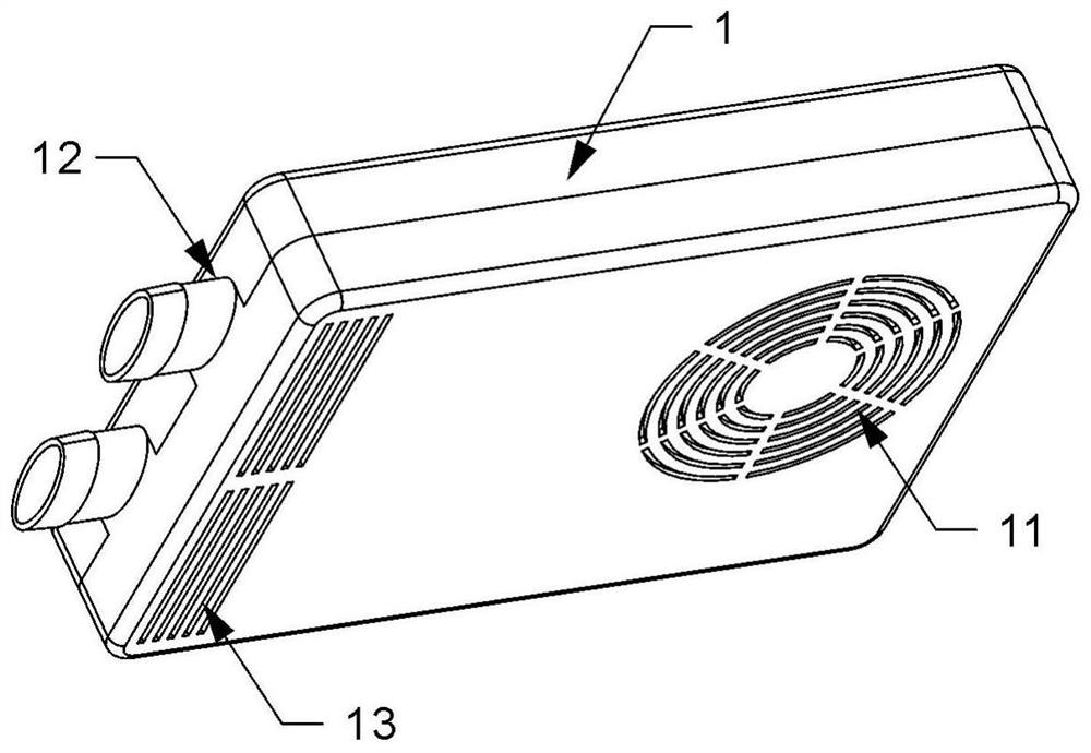 Cooling and heating two-purpose air supply device based on thermoelectric materials