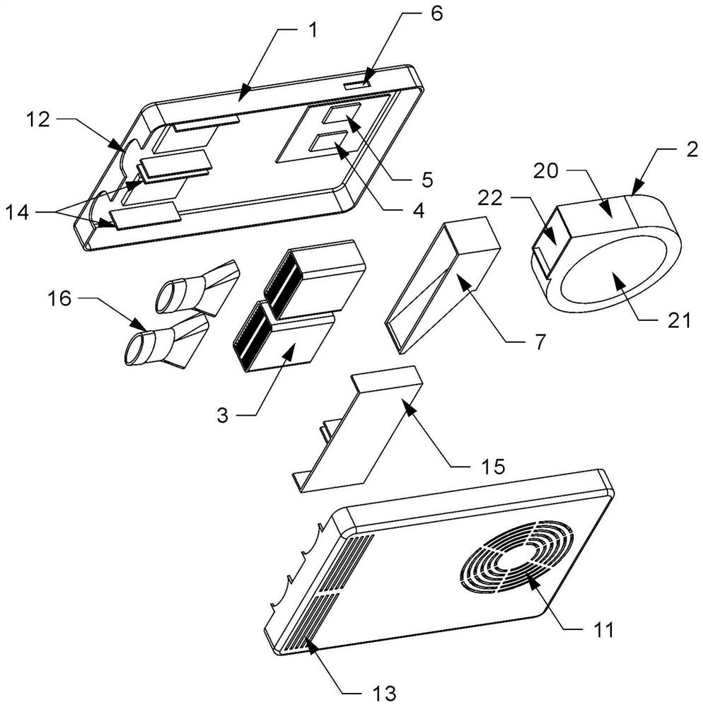 Cooling and heating two-purpose air supply device based on thermoelectric materials