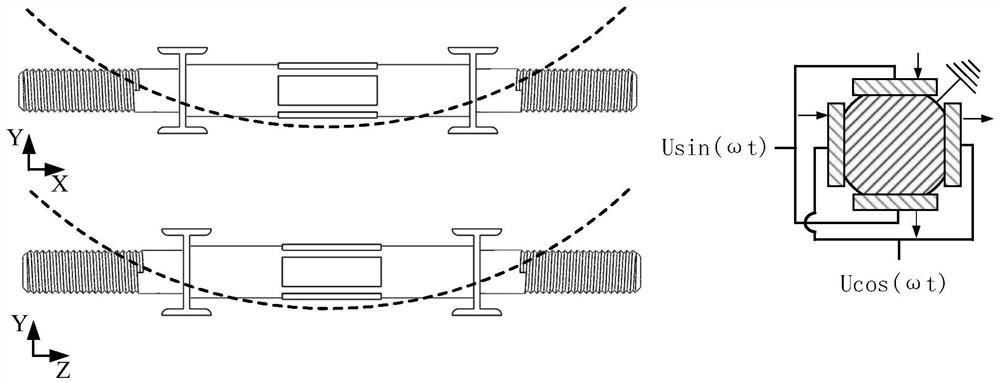 A patch type piezoelectric drive and energy harvesting vibration damping device