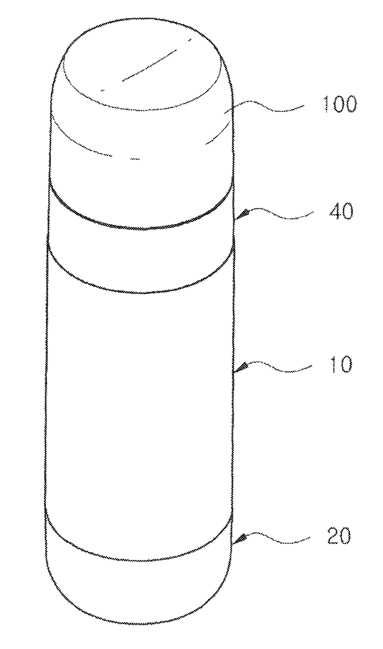 Liquid content container comprising tension member