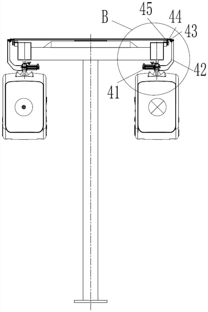 Large-angle climbing system based on micro-rail vehicle