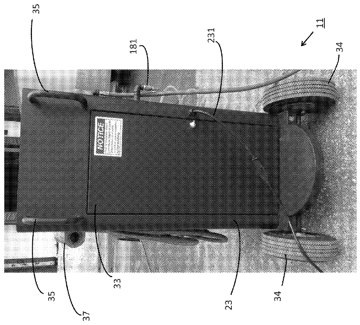 Device for welding plastic