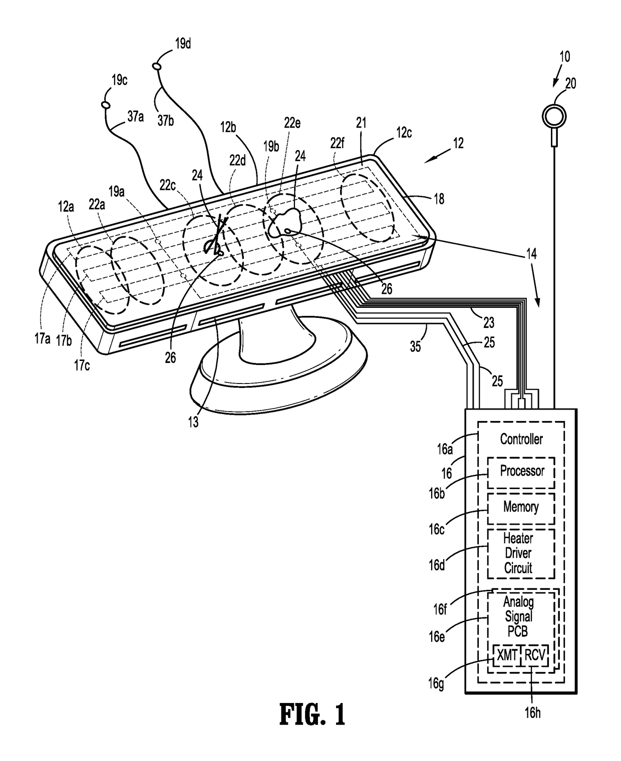 Mat based antenna and heater system, for use during medical procedures