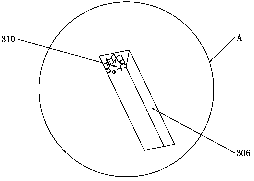 Convenient feeding device based on sheet-metal working