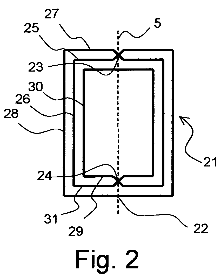 Electrically symmetric NMR coils with a plurality of windings connected in series