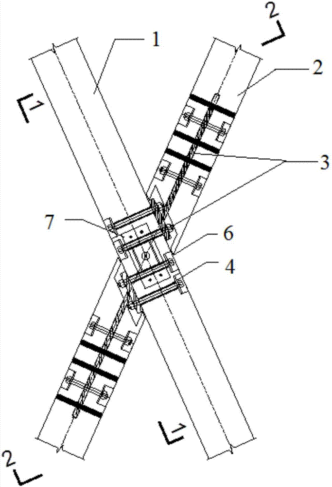 Wood structure connecting node