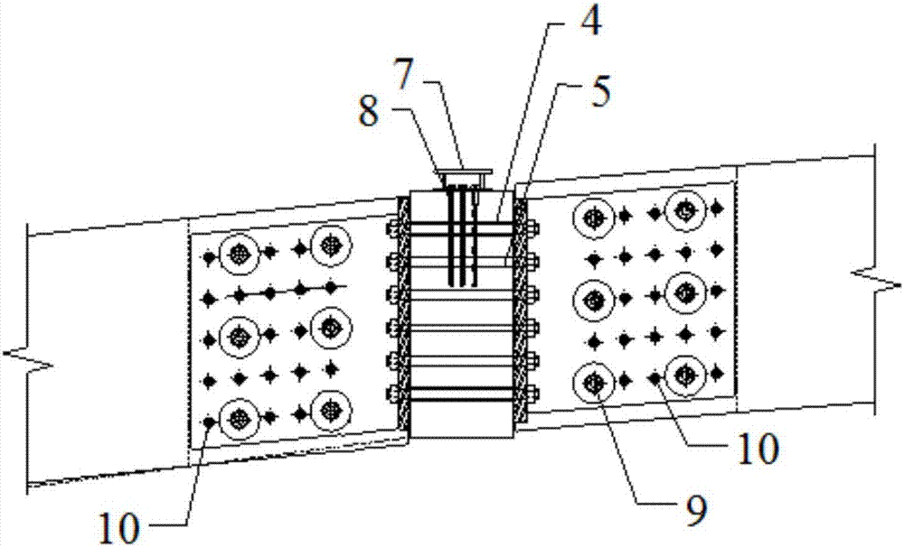 Wood structure connecting node