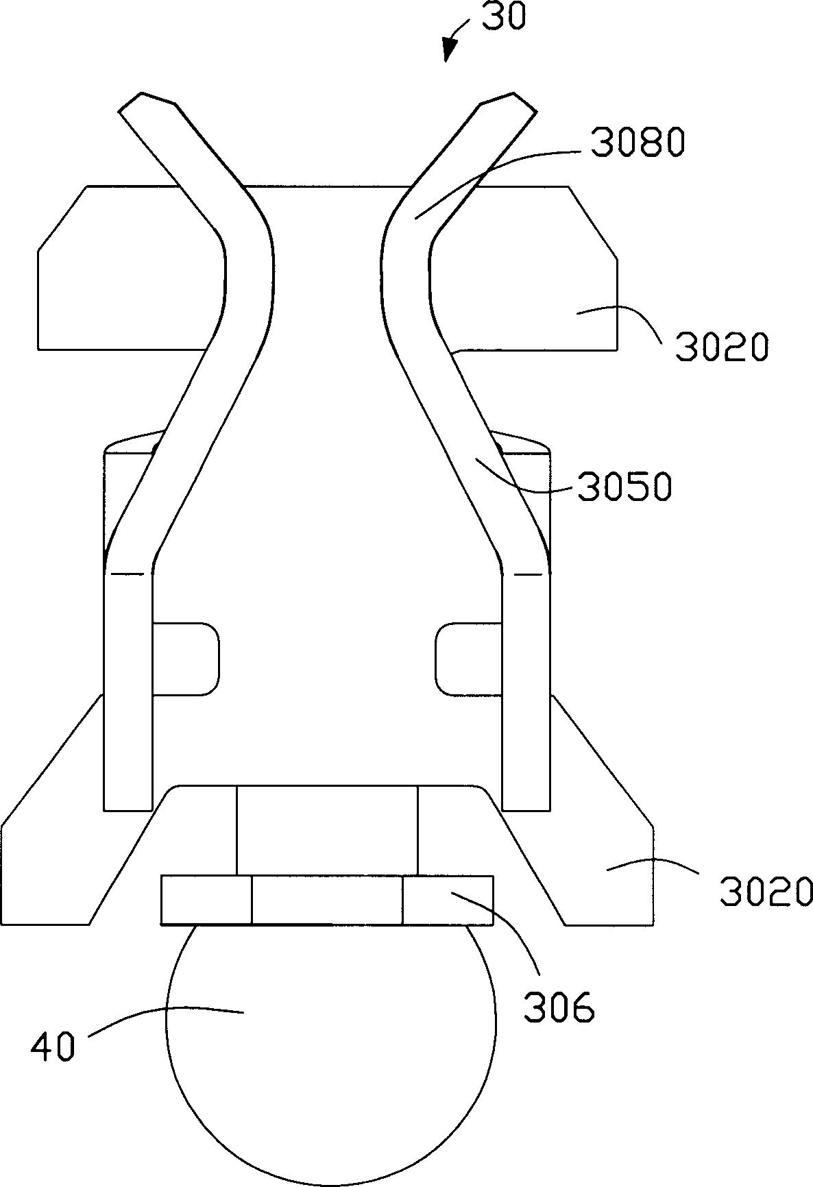 Low insertion force type socket connector